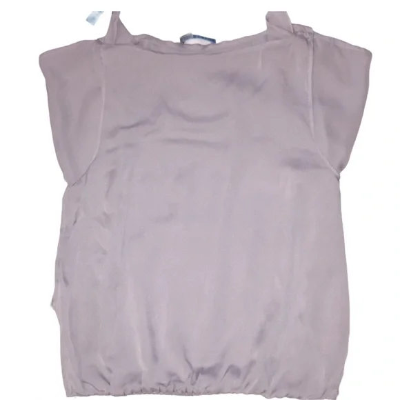 ALICE + OLIVIA DOLMAN BLOUSE KATIE GRAY SILK XS - Picture 6 of 8